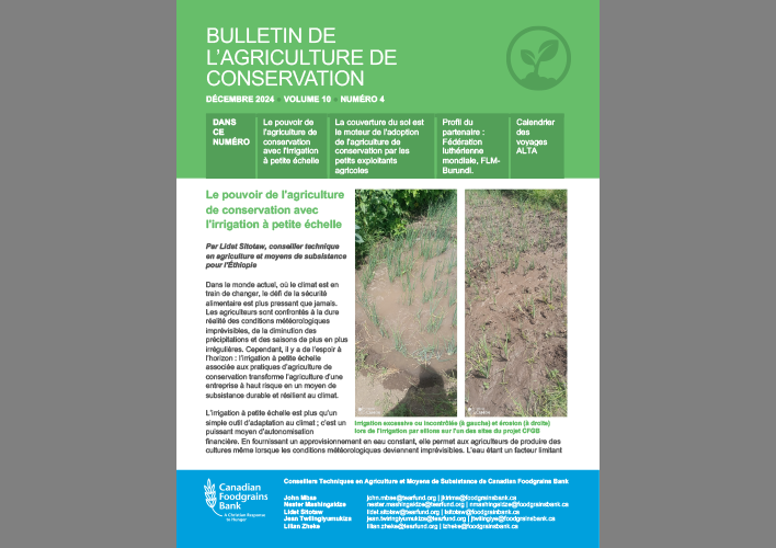 Conservation Agriculture Newsletter